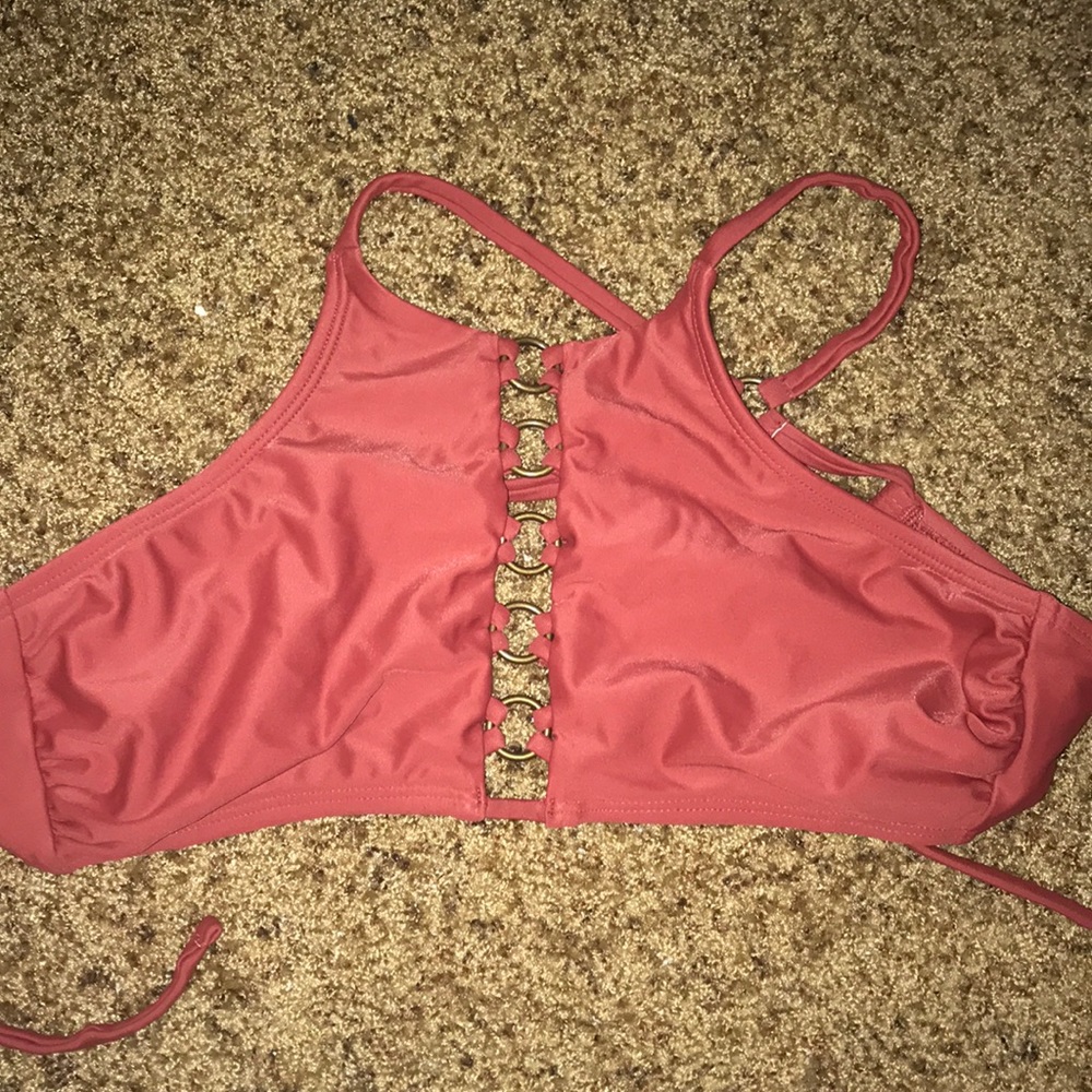 Red bikini top